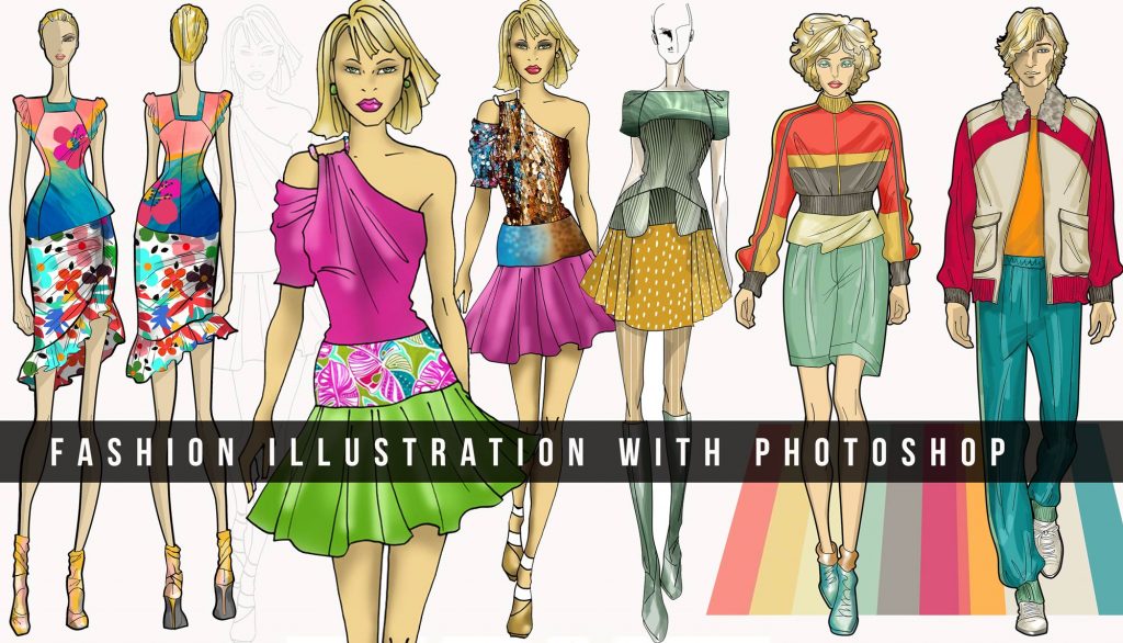 photoshop fashion illustration